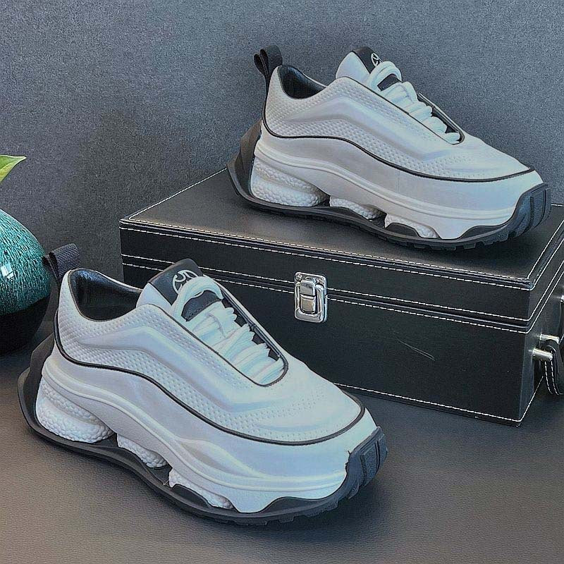 Chaussures de sport décontractées en cuir respirant