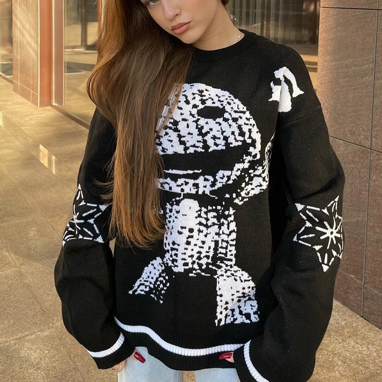 Casual Loose Round Neck Sweater