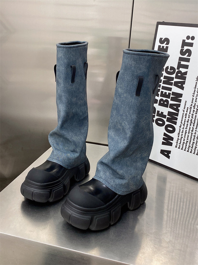 Fashion Hundreds Of Thick Sole Boots