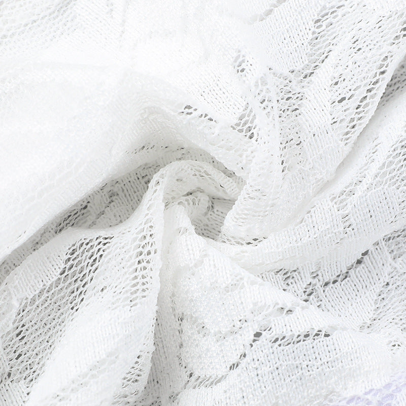 Lace Tube Top Tassel Vest Slim Fit Versatile Top