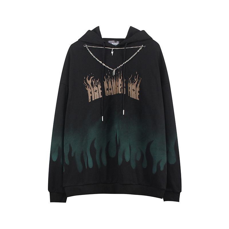 Sweat à capuche style hip-hop pour homme, coupe ample