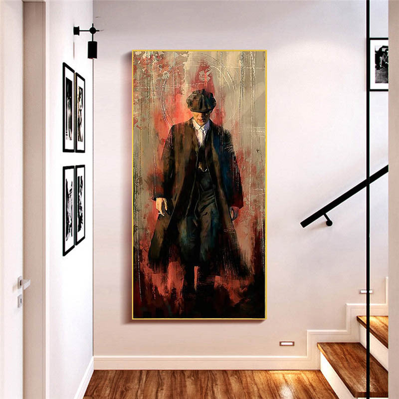 Thomas Shelby Painting Canvas Painting Core Framed Frameless Painting Nordic