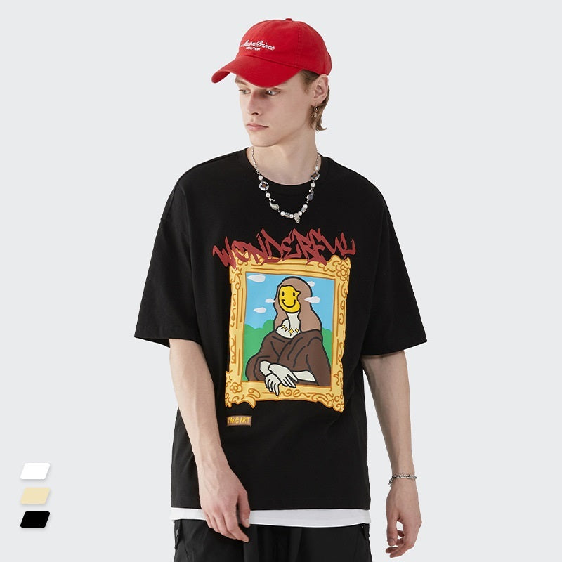 Printed Classic Loose Short Sleeve T-Shirt