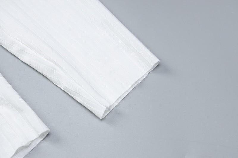 Plush Hooded Top Skirt Fashion Suit