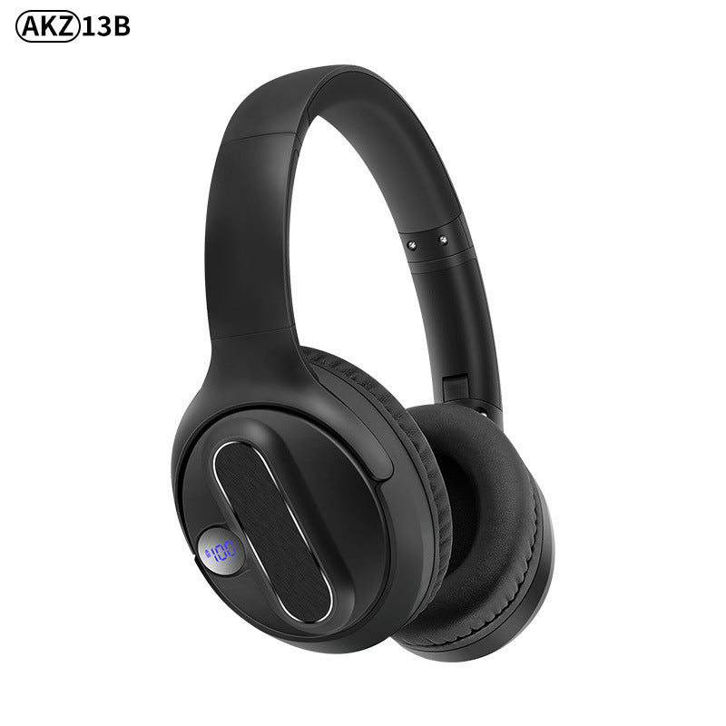 Headset Wireless Bluetooth Headset Power Digital Display