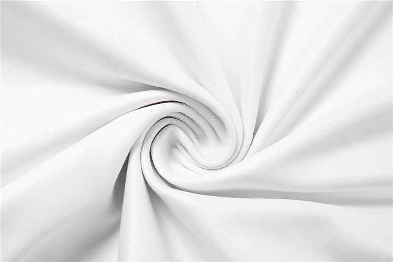 Sweet Sleeveless Digital Printing High Waist Hip Slit Long Dress