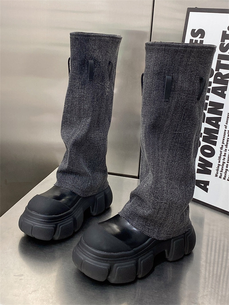Fashion Hundreds Of Thick Sole Boots