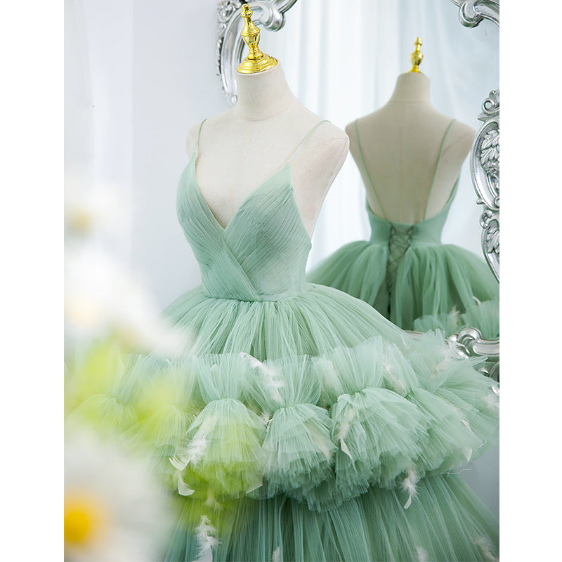 Robe de soirée verte haut de gamme de Niche
