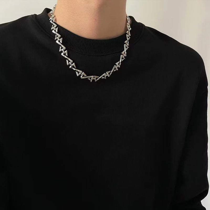 Hip Hop Cool Z Letter Splicing Boys Necklace