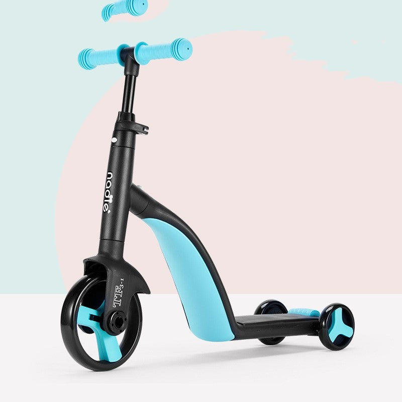 Les trottinettes pour enfants glissent en équilibre