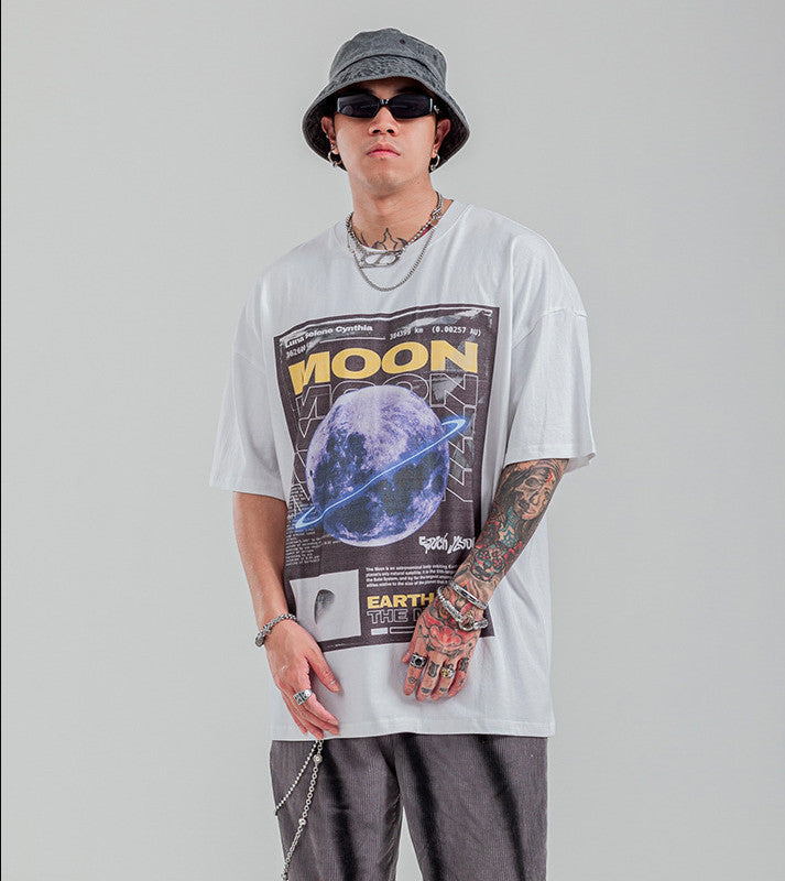 Short Sleeve T-Shirt Men's Simple Planet