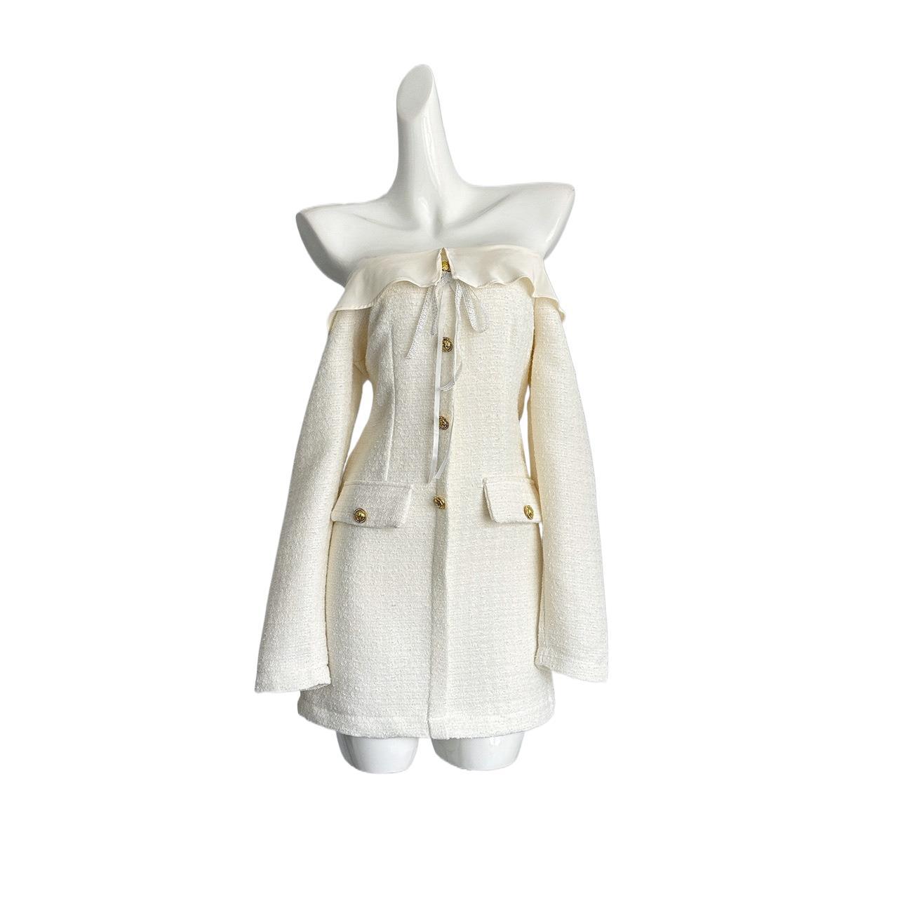 Waist-controlled Long Sleeves Dress Women