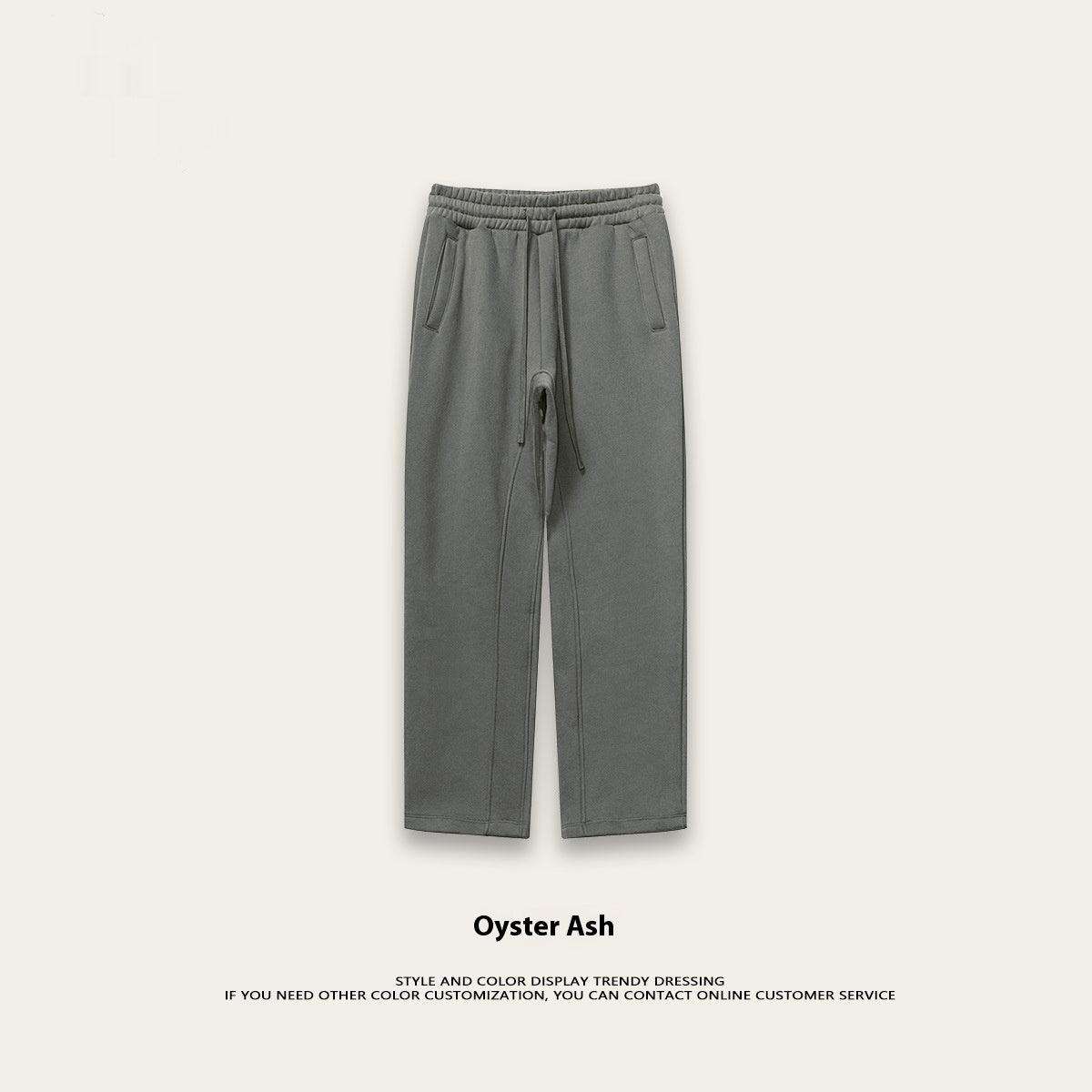 Autumn Fleece Solid Color Hooded Sweater Casual Loose Cardigan Sports Pants